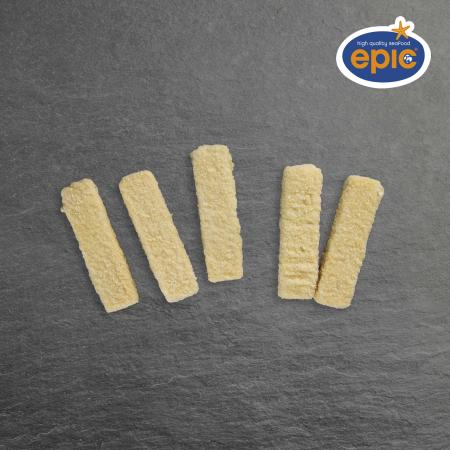 Breaded fish fingers (Alaska pollock), Low Frost, 30-40 pc/kg, 1kg unit (carton 5 units)