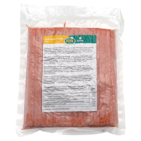Surimi maki sticks, 18 cm, 53% surimi, 500g eenheid (karton 20 eenheden)