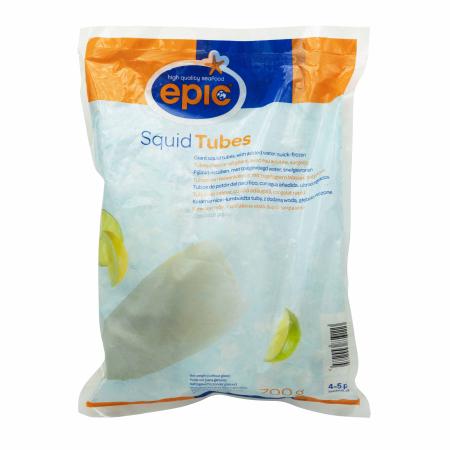 Tubes d'encornet (Dosidicus gigas), U-5 pc/unité, unité 700g (carton 10 unités)