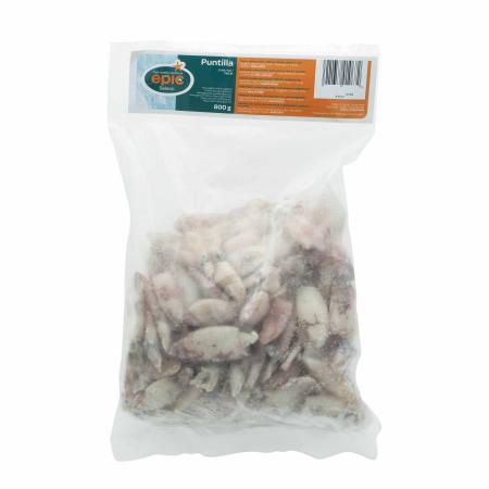 Calmar entier Loligo Chine, sans plume, sans poche d’encre, 80-UP pcs/kg, unité de 800g (carton  12 unités)
