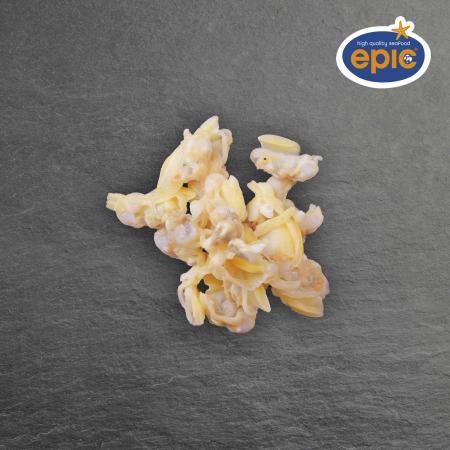 Cooked undulate venus meat, 1000-1500 pc/kg, 800g unit (carton 10 units)