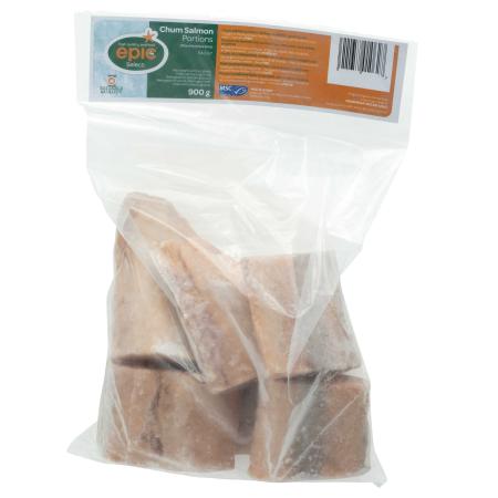MSC Portions de saumon chum, 140-160 g/pc, unité 900g (carton 12 unités)