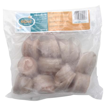 Atlantische tongrolletjes 80-120 g/st, 1kg eenheid (karton 10 eenheden)