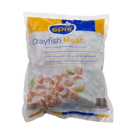 Flusskrebschwänze geschält, 150-200 st/lb, 800g Einheit (Karton 12 Einheiten)