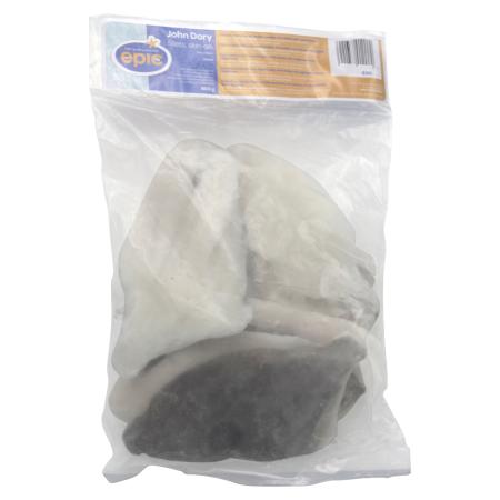 Filets de Saint-Pierre avec peau, 150-200 g/pc, unité 800g (carton 12 unités)