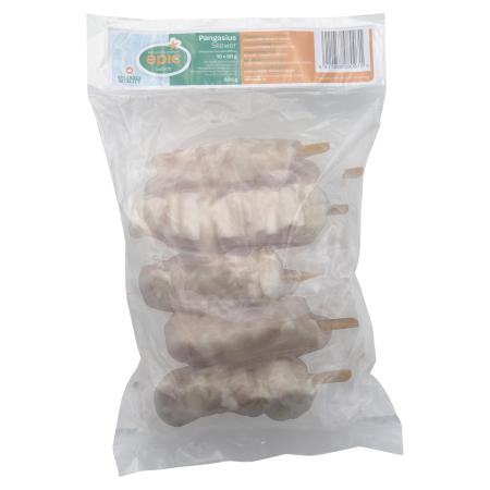 Pangasiusbrochet 80g, met handgreep, 800g eenheid (karton 12 eenheden)