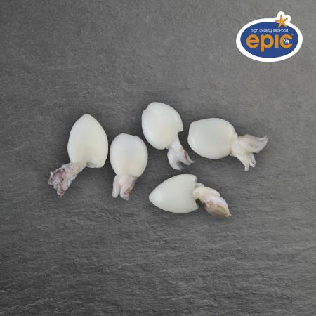 Seiches entières nettoyées, Sepiella inermis, 41-60 pc/kg, unité 800g (carton 12 unités)