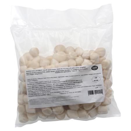 Jakobsmuscheln, ohne Rogen Vereinigtes Königreich, 60-80 st/lb, 800g Einheit (Karton 12 Einheiten)