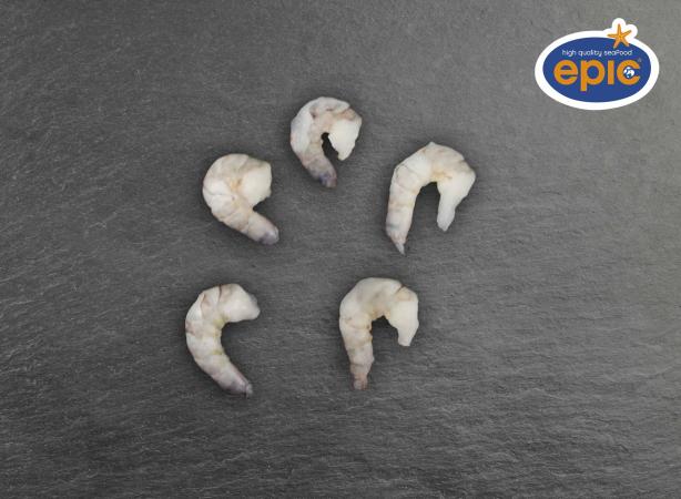 Crevettes black tiger, crues, decortiquées,  13-15 pc/lb, unité 750g (carton 12 unités)