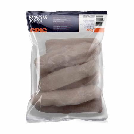 Dos de pangasius, 80-120 g/pc, unité 800g (carton 12 unités)